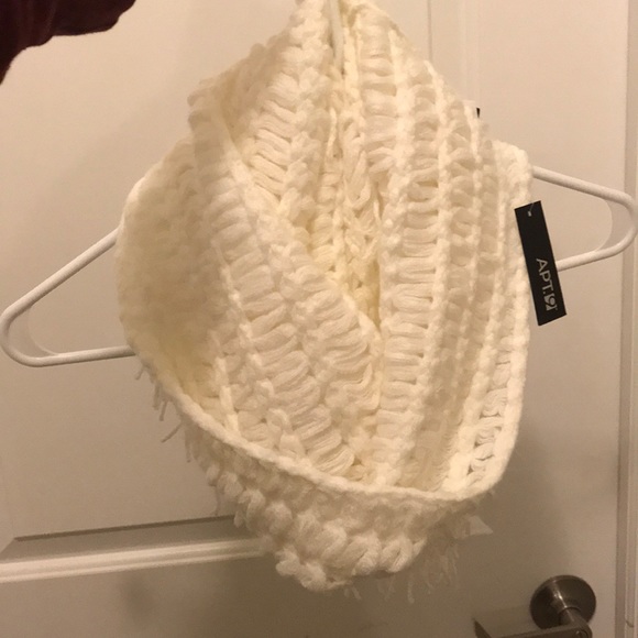 Infinity scarf with fringe! - Picture 1 of 3